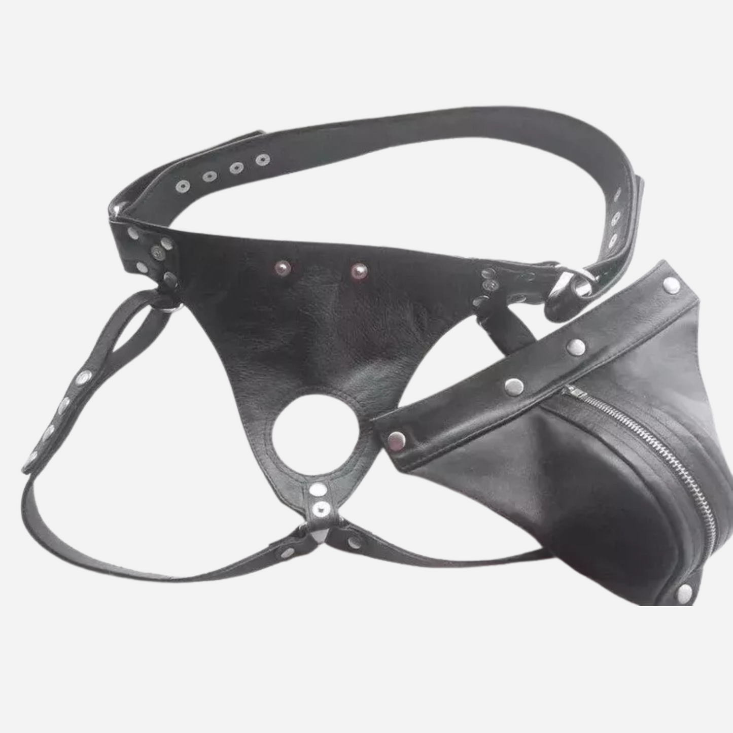 Style Genuine Leather Jockstrap Underwear featuring a convenient zipper pouch. Crafted for comfort and durability, this jockstrap is perfect for everyday wear and special occasions. Explore our premium leather collection today!