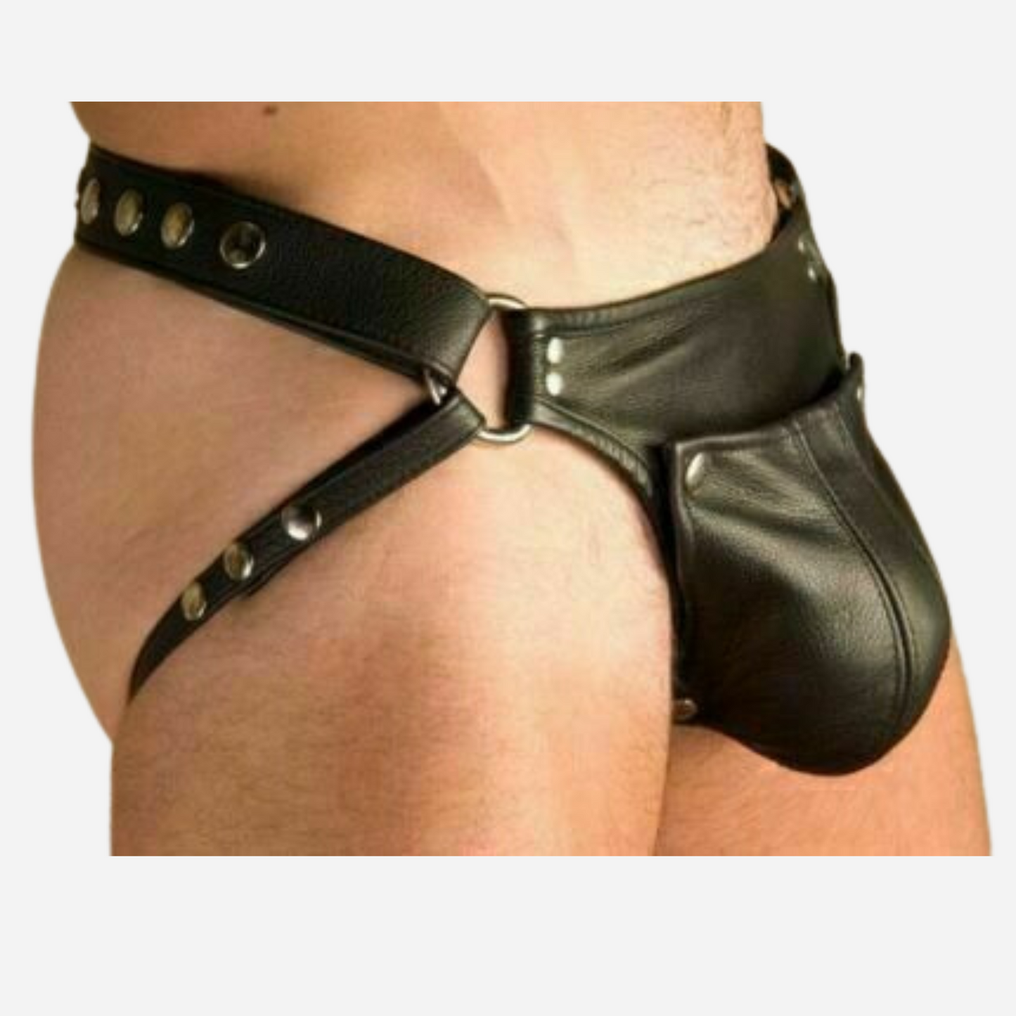 Our Leather Jockstraps Codpiece Adjustable Leather Thongs for Men where comfort meets bold style! Featuring a removable pouch, soft leather lining, and a fully open back, these jockstraps are designed for the modern man. Elevate your intimate collection today and explore our stylish range!