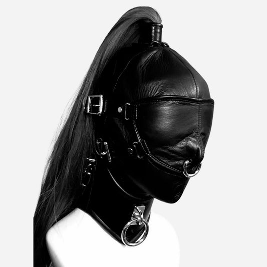 Exploring the Intricacies of Leather Bondage Hoods