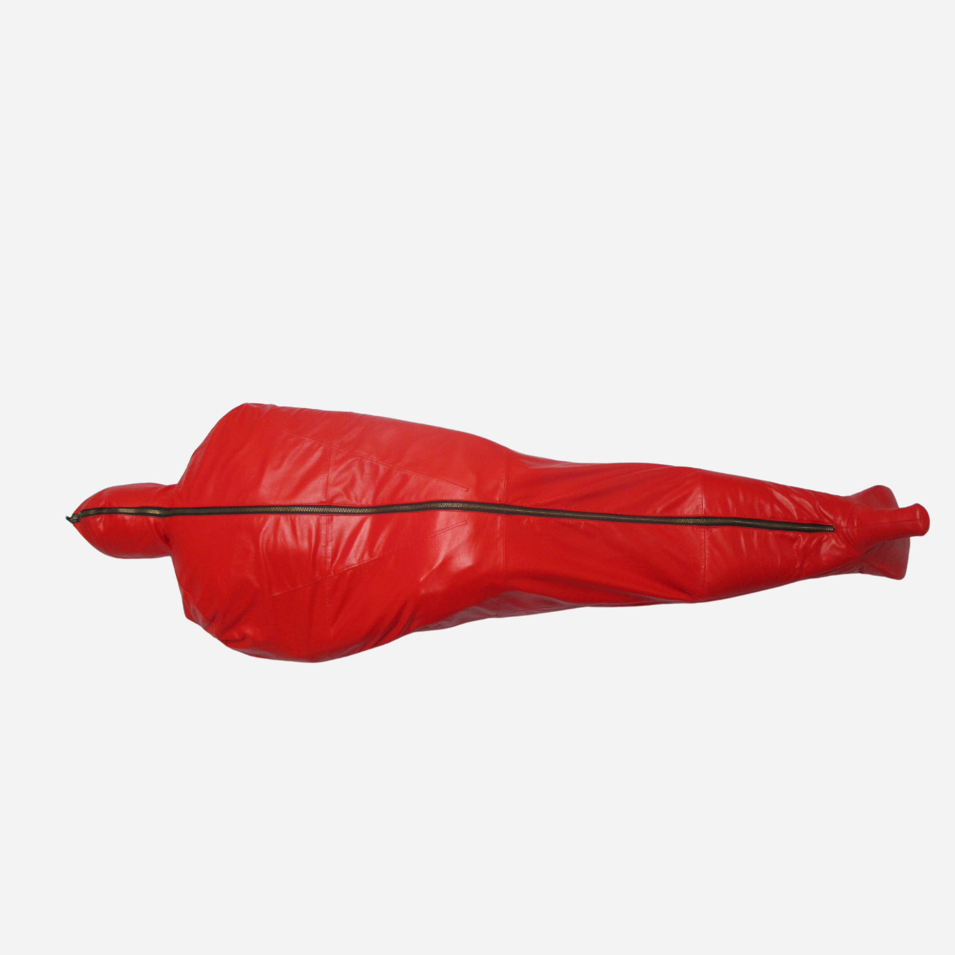 Discover our Premium Genuine Leather Sleep Sack, crafted for ultimate comfort and security. Featuring two-way YKK zippers, removable chest flaps, and a versatile mouth design, it's professionally handmade with soft polyester lining. Available in sizes S-4XL, with custom sizes on request. Explore now!