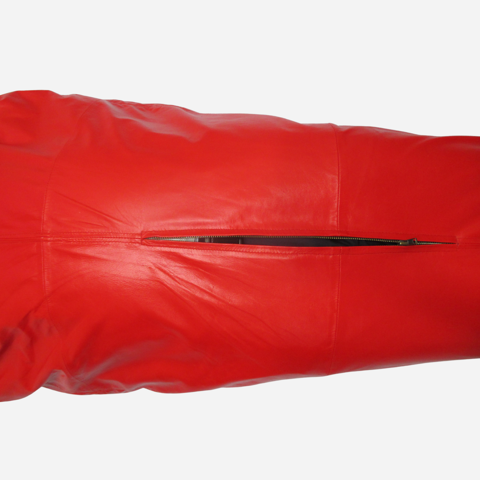 Discover our Premium Genuine Leather Sleep Sack, crafted for ultimate comfort and security. Featuring two-way YKK zippers, removable chest flaps, and a versatile mouth design, it's professionally handmade with soft polyester lining. Available in sizes S-4XL, with custom sizes on request. Explore now!